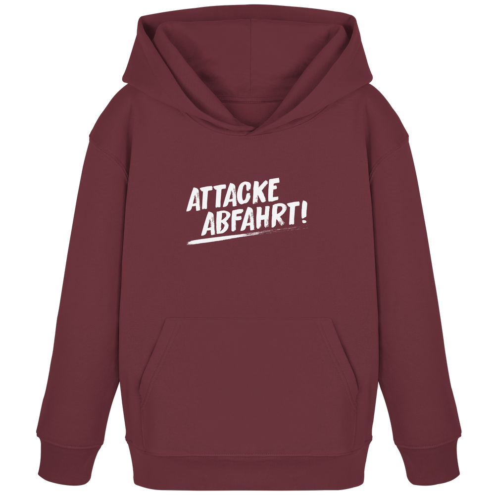 Attacke Abfahrt 2.0  Hoodie Kids