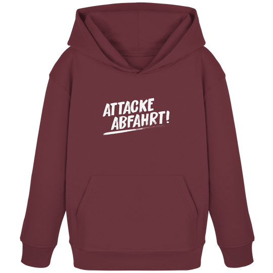 Attacke Abfahrt 2.0  Hoodie Kids