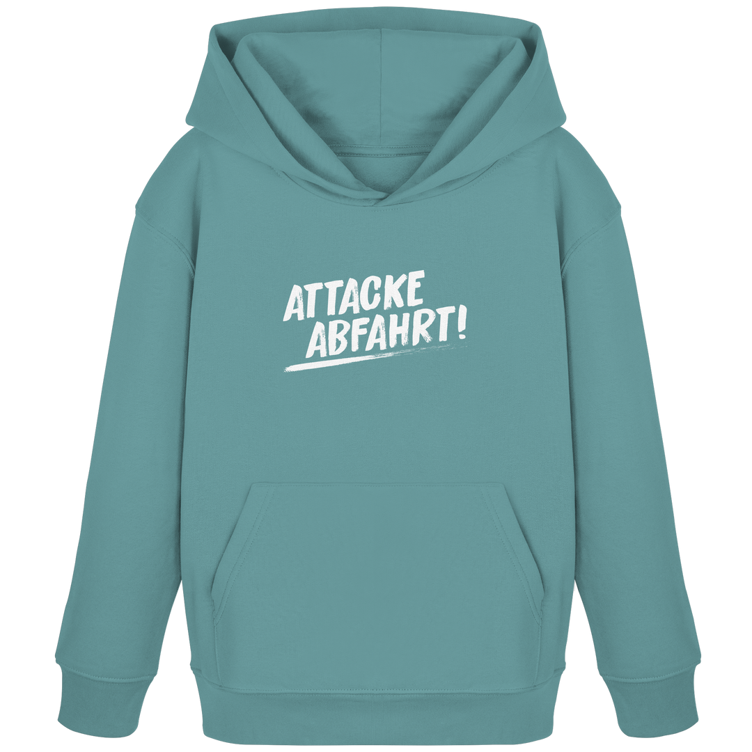 Attacke Abfahrt 2.0  Hoodie Kids