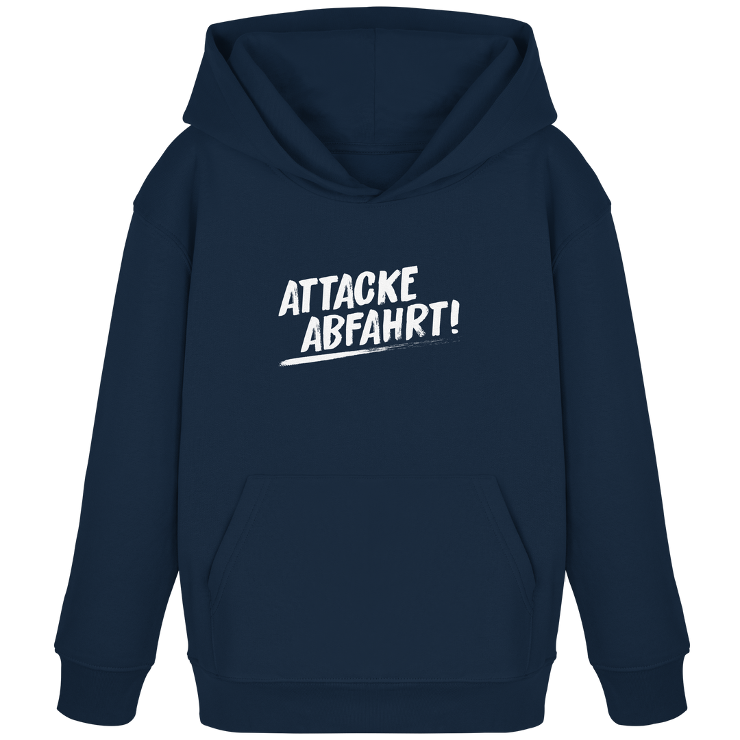 Attacke Abfahrt 2.0  Hoodie Kids
