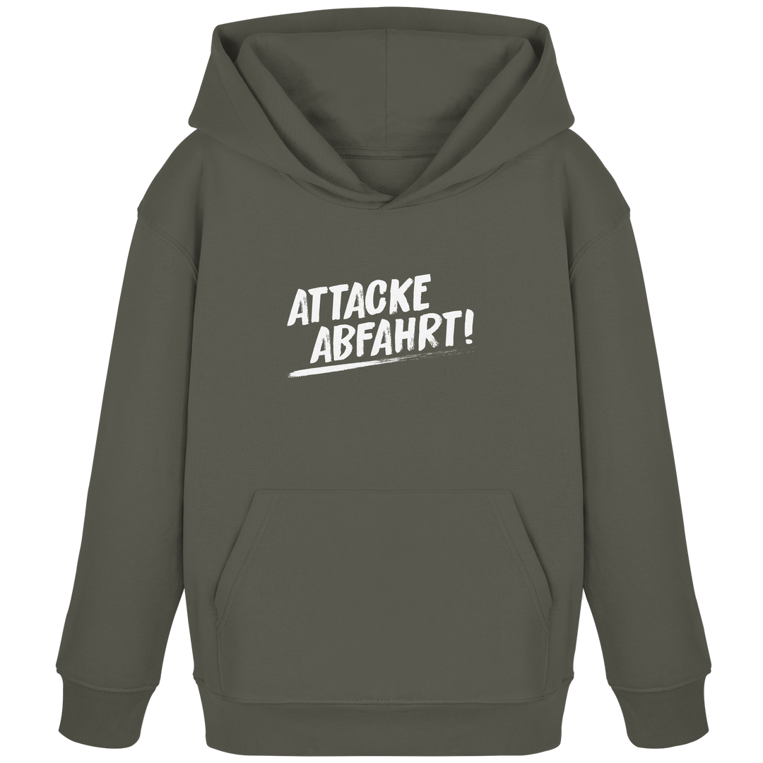 Attacke Abfahrt 2.0  Hoodie Kids
